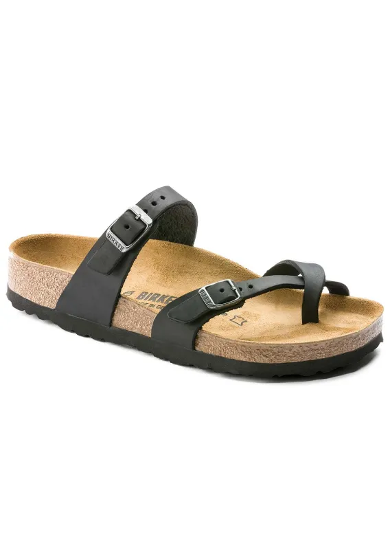 Birkenstock Women's Mayari Oiled Leather Regular Sandals sold by Prfo