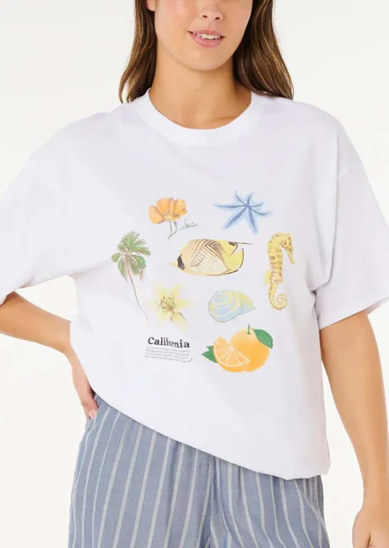 Rip Curl Women's Poolside Heritage T-Shirt made by Ripcurl