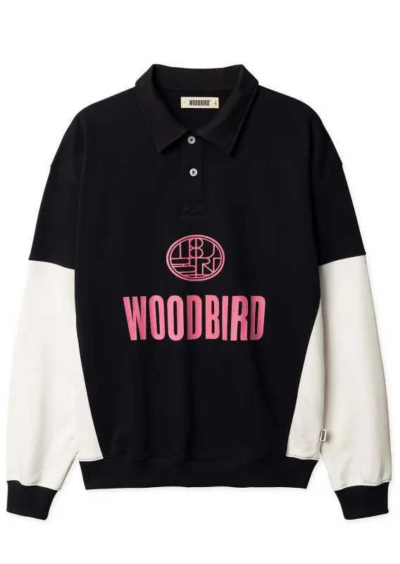 Woodbird Men's Loke Sport Sweat Polo made by Prfo
