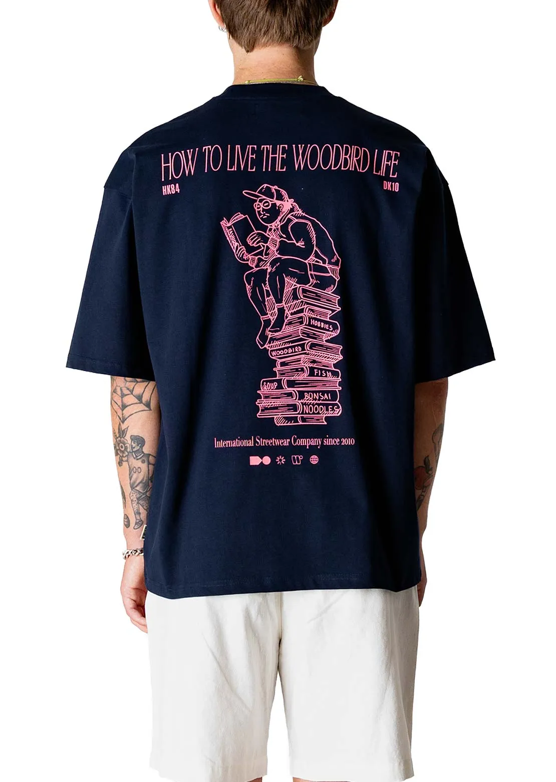 Woodbird Men's Beam Book T-Shirt sold by Prfo product image thumbnail 5
