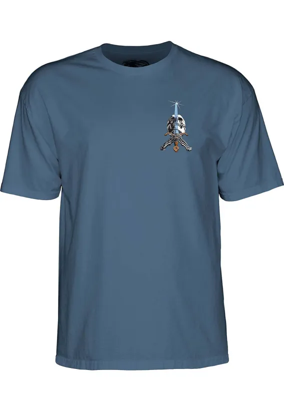 Powell-Peralta Unisex Skull & Sword T-Shirt made by Prfo
