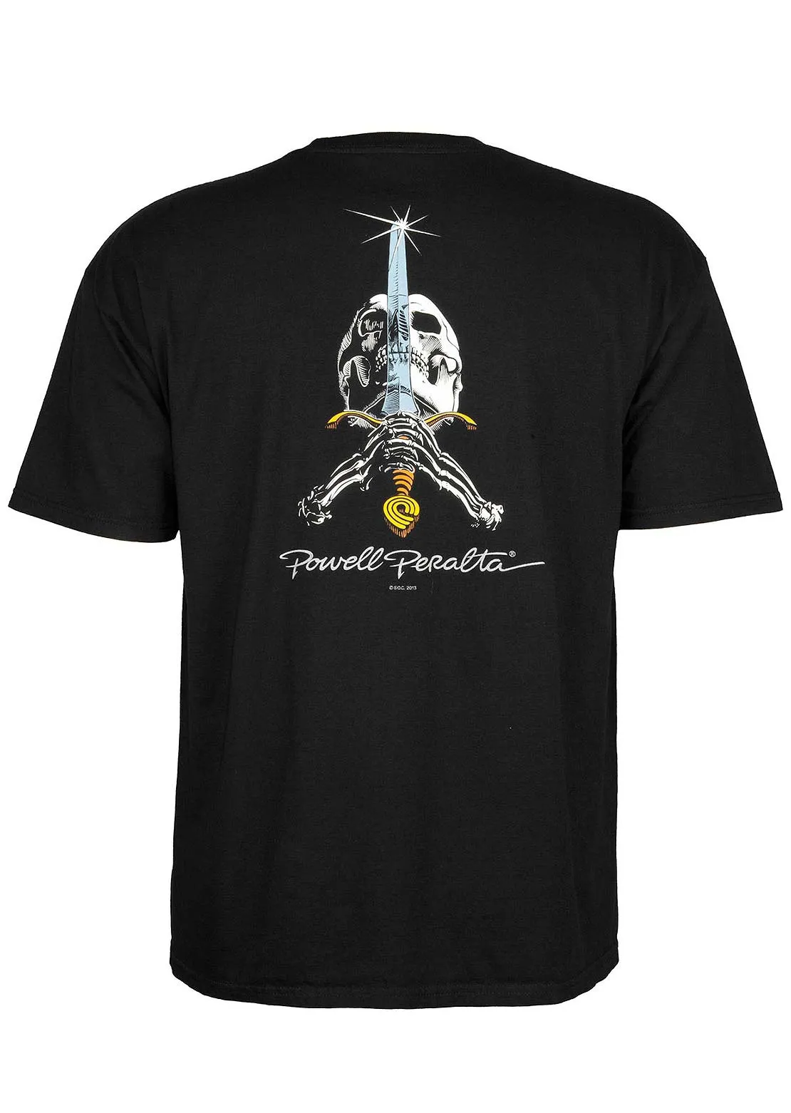 Powell-Peralta Unisex Skull & Sword T-Shirt sold by Prfo product image thumbnail 2