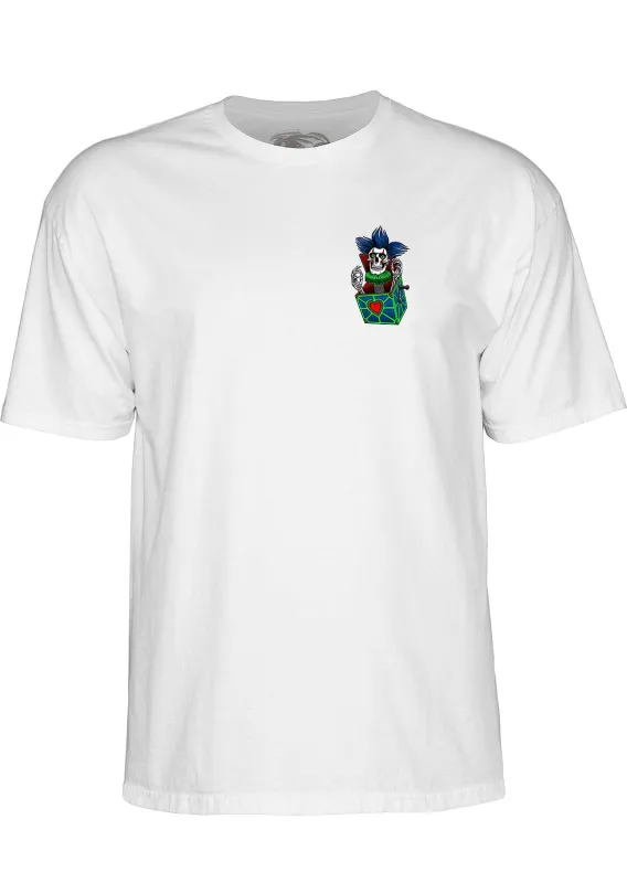 Powell Peralta Unisex Hiett Skull T-Shirt made by Powell-Peralta