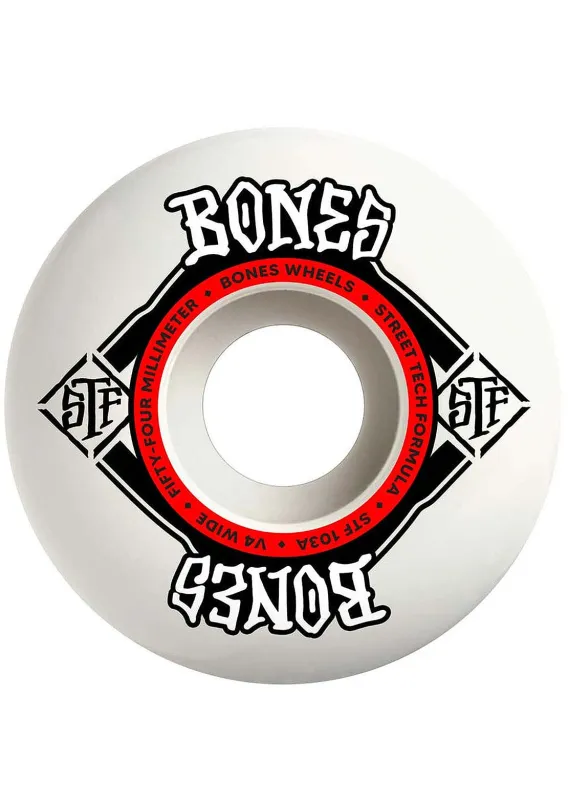 Bones STF V4 Wide 103A Skateboard Wheels made by Prfo