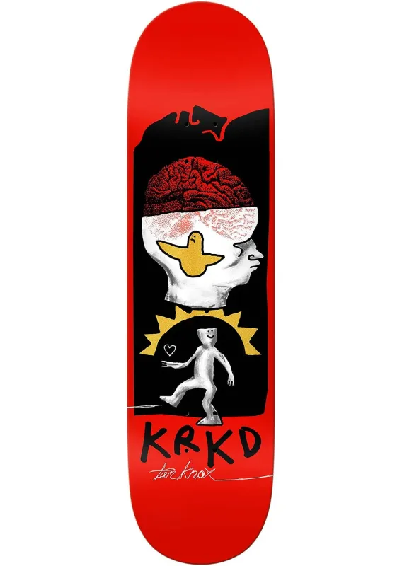 Krooked Unisex Knox Brain and Bird Skateboard Deck made by Prfo