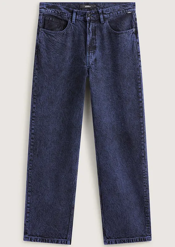 Vans Men's Check-5 Baggy Acid Overdyed Denim Pants made by Vans