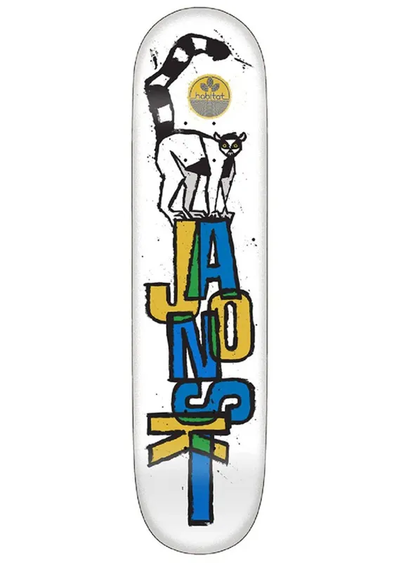 Habitat Unisex Stefan Janoski Ringtail Skateboard Deck made by Habitat