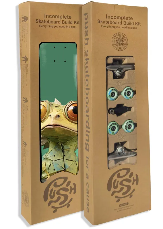 Push Unisex Lizard Big Complete Skate made by Prfo