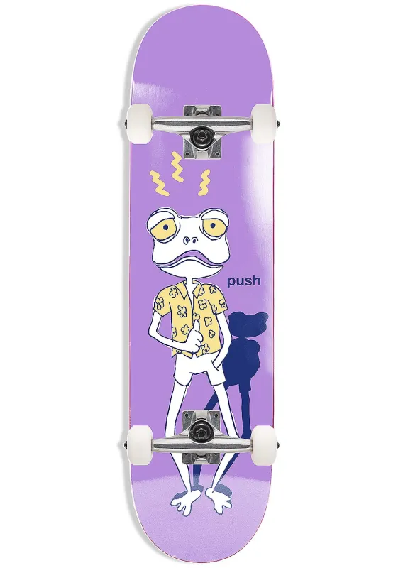 Push Unisex Froggy Sketch FP Soft Top Complete Skateboard made by Prfo