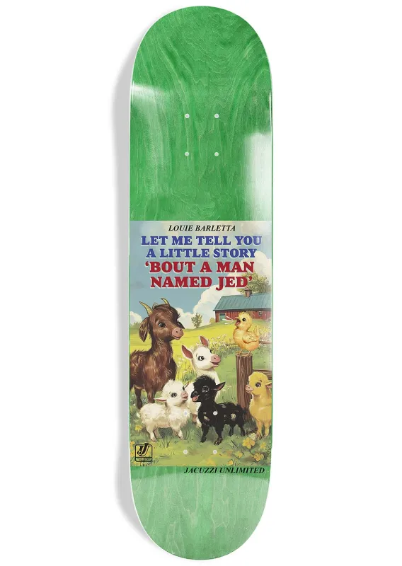 Jacuzzi Unlimited Unisex Barletta Storybook EX7 Skate Deck made by Prfo