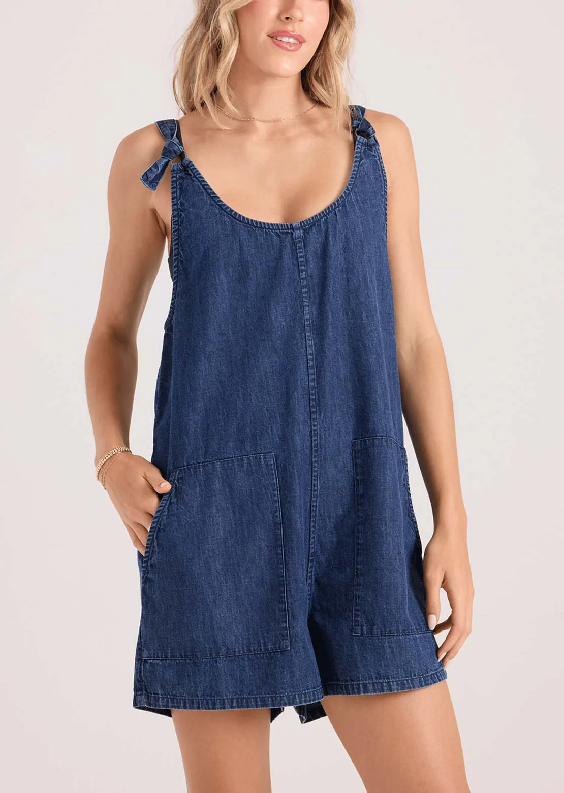 Volcom Women's Lived In Short DBY Romper sold by Prfo