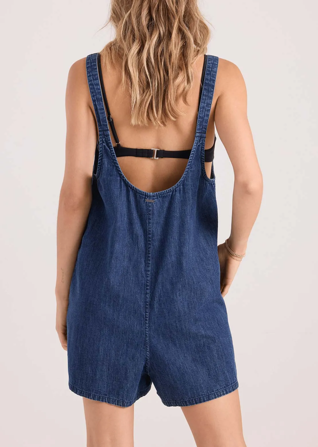 Volcom Women's Lived In Short DBY Romper sold by Prfo product image thumbnail 2