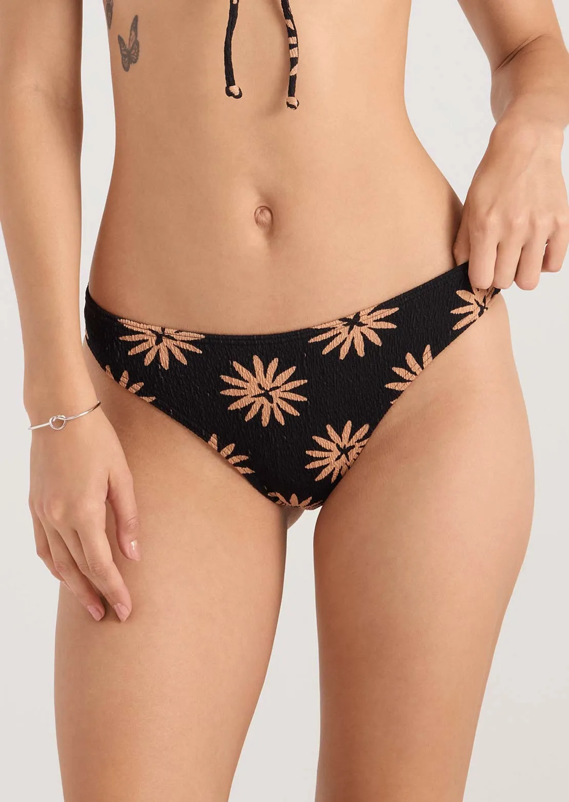 Volcom Women's Bright & Sol Midrise Skimpy Bikini Bottom sold by Prfo