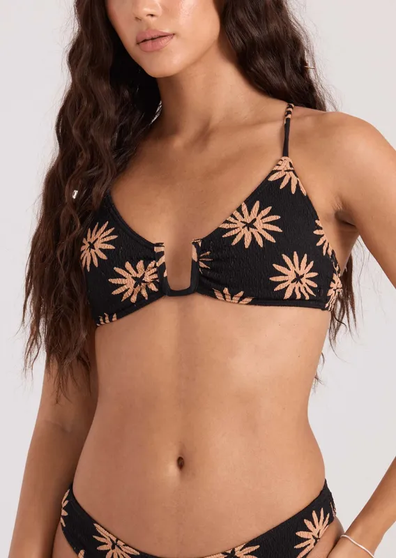 Volcom Women's Bright & Sol Uwire Bralette Bikini Top made by Volcom