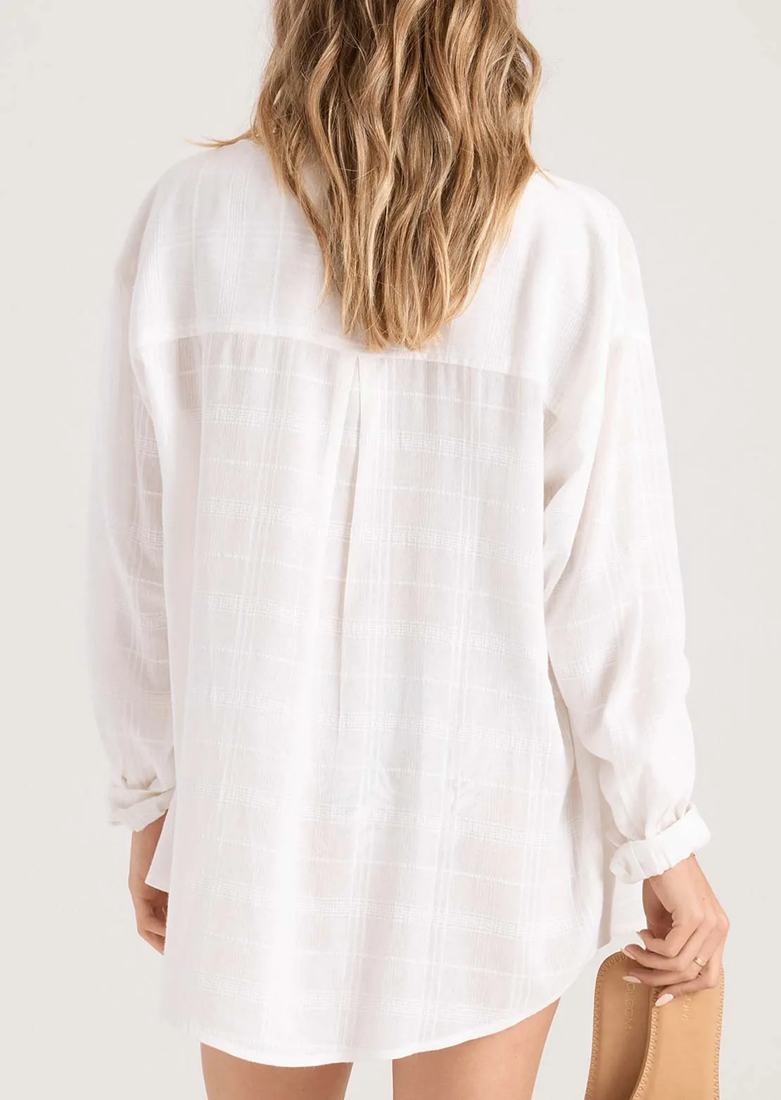 Volcom Women's Lived In Button Up Shirt sold by Prfo product image thumbnail 2