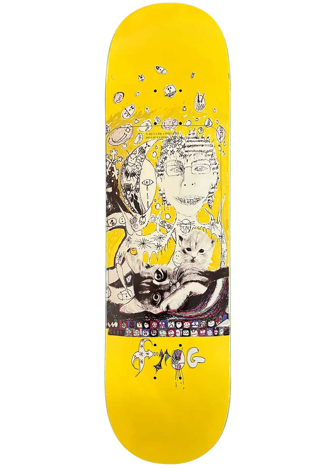 Frog Unisex Leif Skateboard Deck sold by Prfo