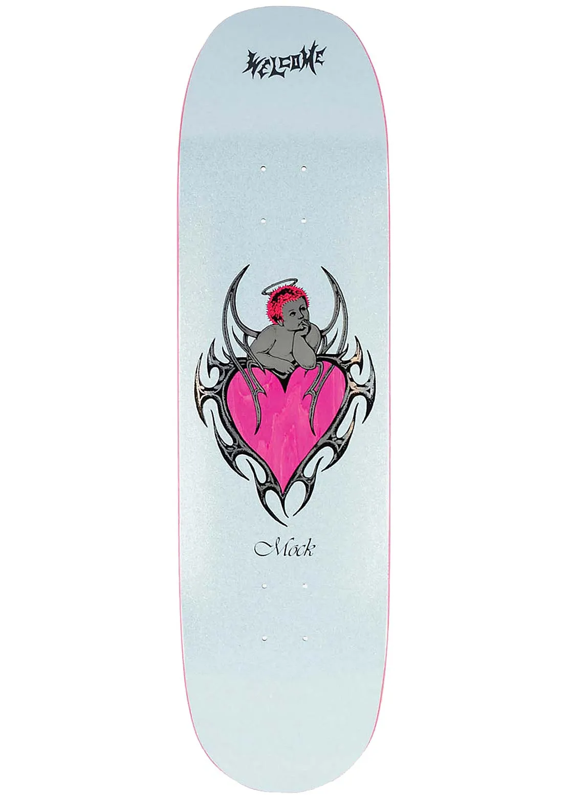 Welcome Skateboards Unisex Cupid Evan Mock Pro Model Moontrimmer 2.0 Skateboard Deck sold by Prfo