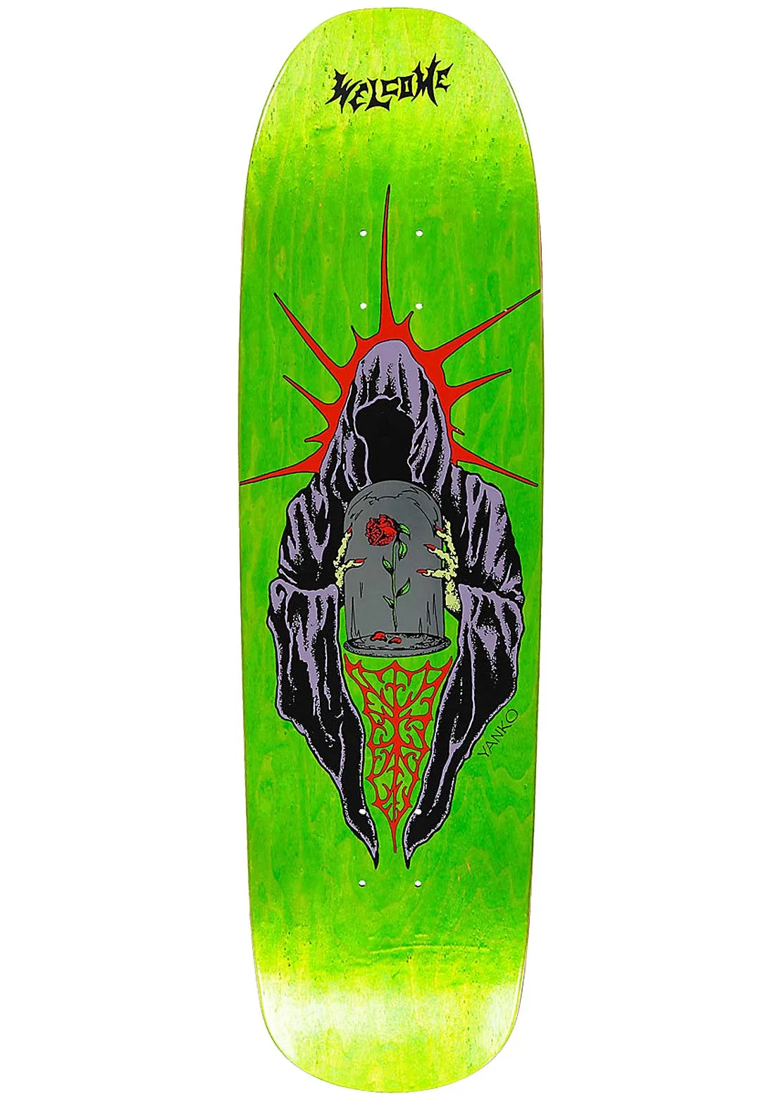 Welcome Skateboards Unisex Wilted Jake Yanko Pro Model Panther Skateboard Deck sold by Prfo