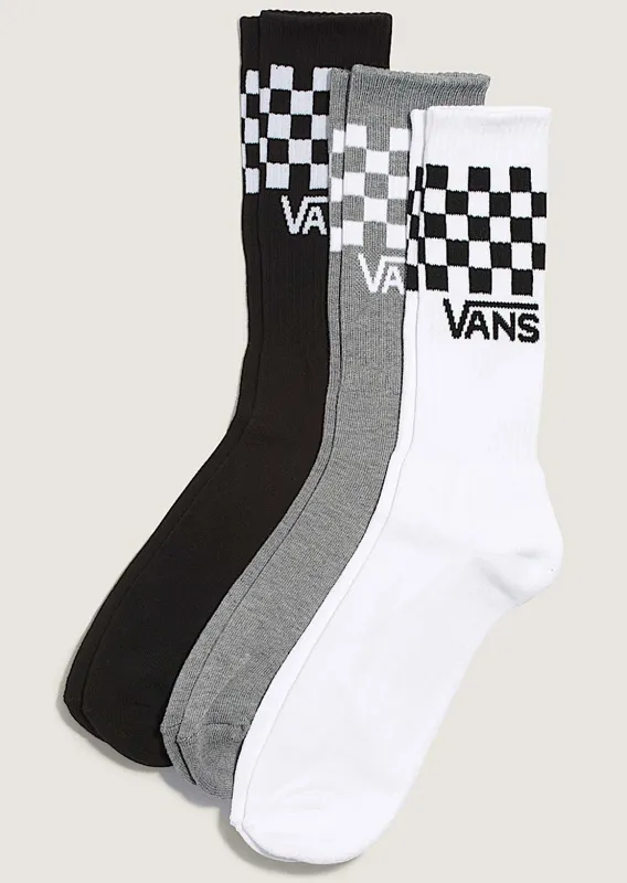 Vans Men's Classic Check Crew Socks made by Vans