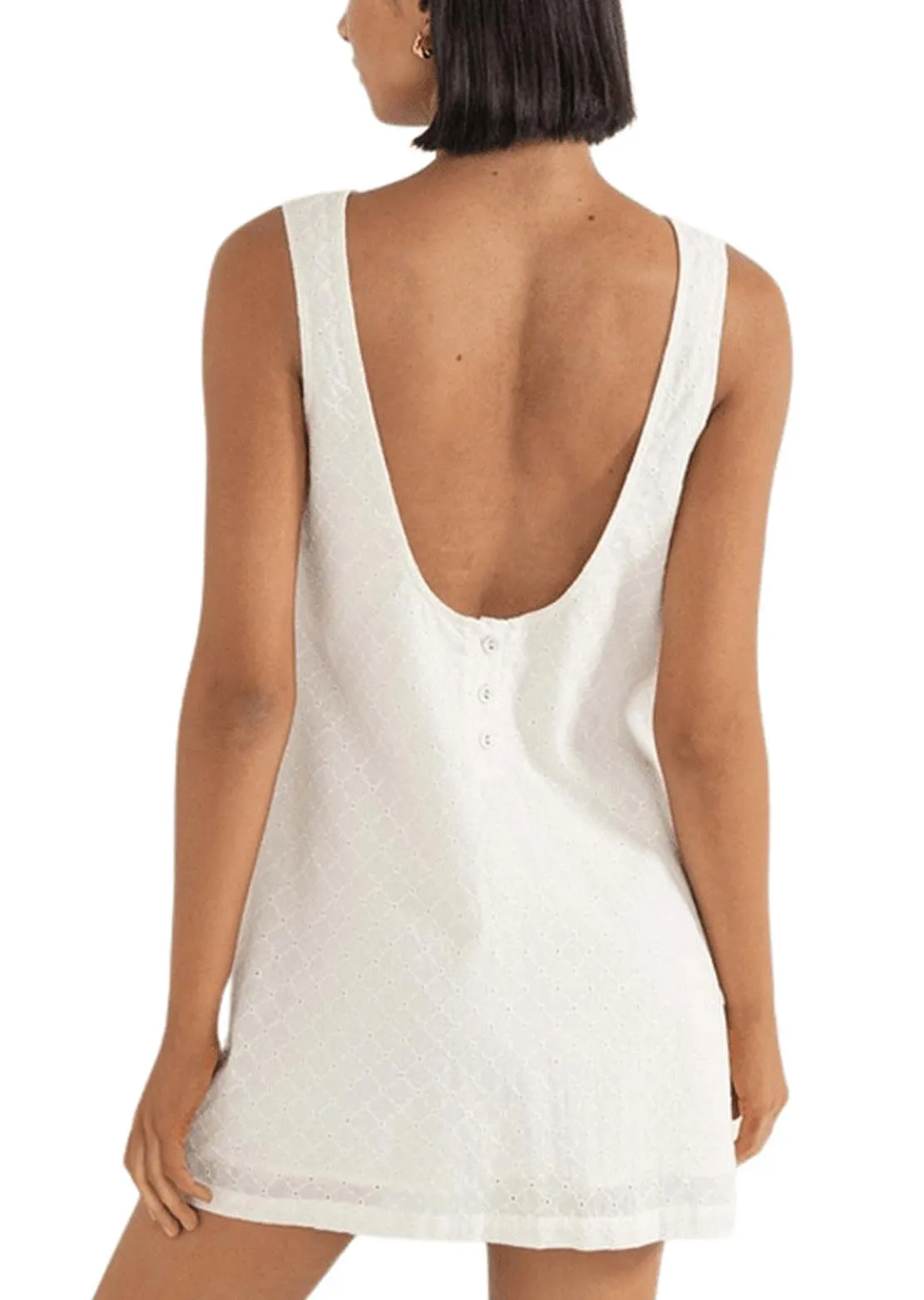 Rhythm Women's Porto Eyelet Mini Dress sold by Prfo product image thumbnail 2