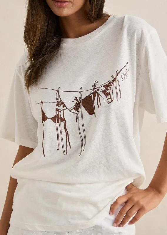 Rhythm Women's Melia Oversized T-Shirt made by Rhythm.