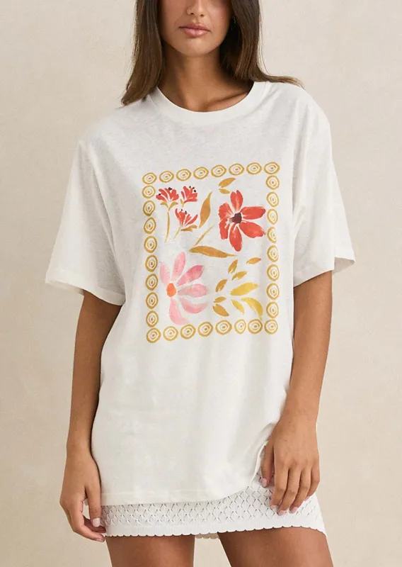 Rhythm Women's Wildflower Oversized T-Shirt made by Rhythm.
