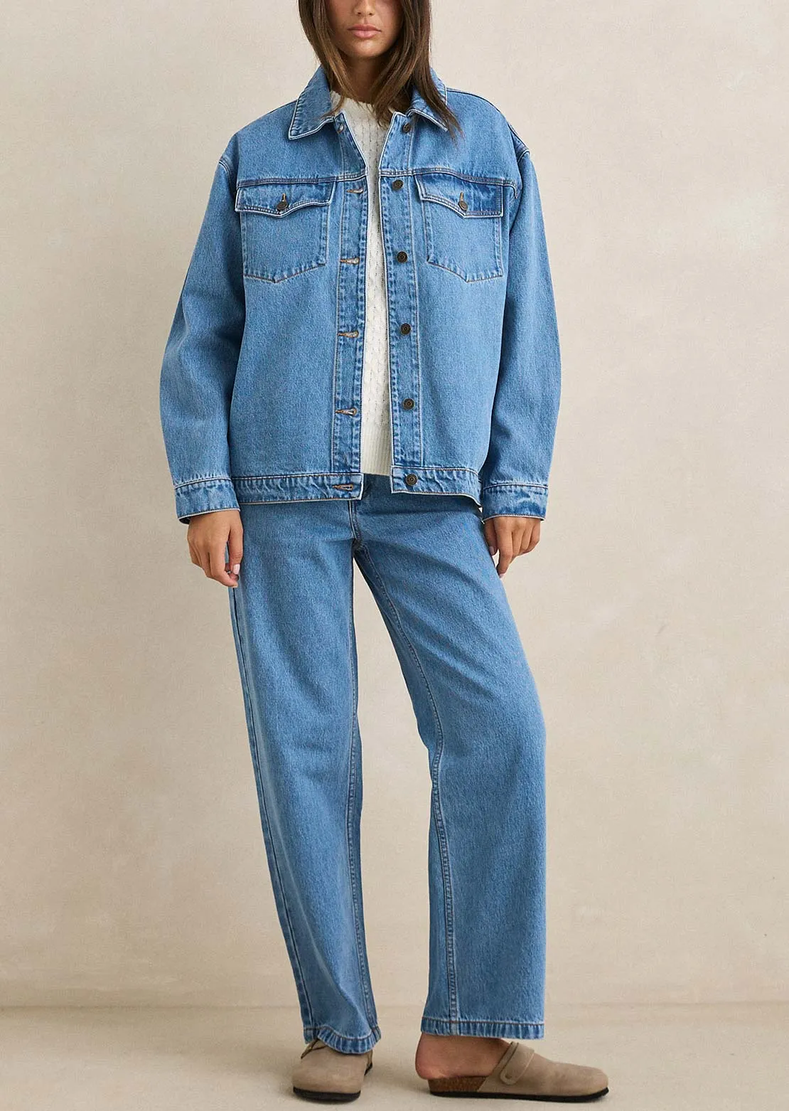 Rhythm Women's Essential Denim Jacket sold by Prfo product image thumbnail 3