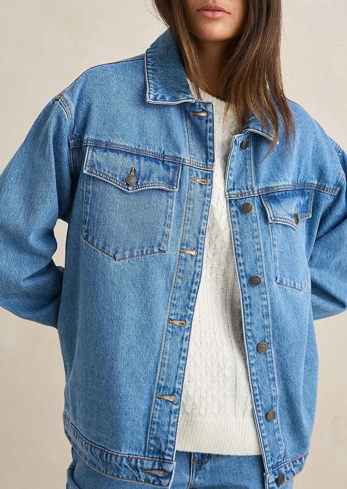 Rhythm Women's Essential Denim Jacket sold by Prfo product image thumbnail 4