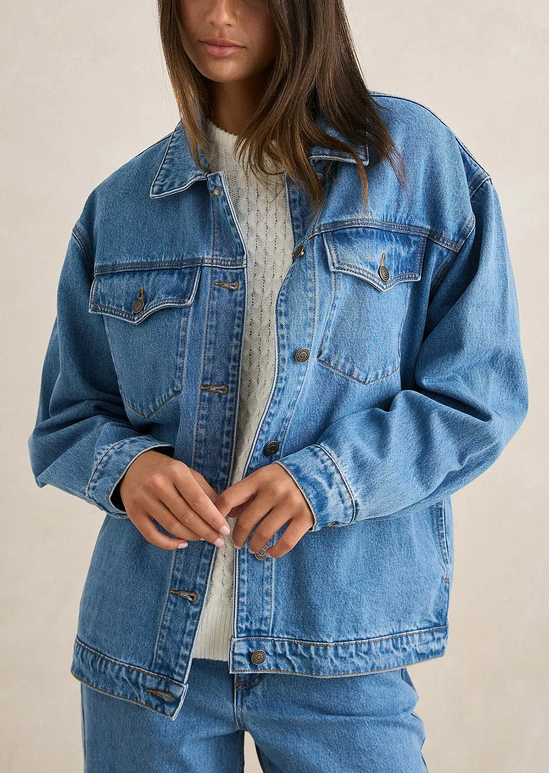 Rhythm Women's Essential Denim Jacket sold by Prfo