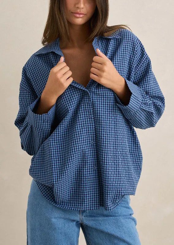 Rhythm Women's Serene Oversized Button Up Shirt made by Rhythm.