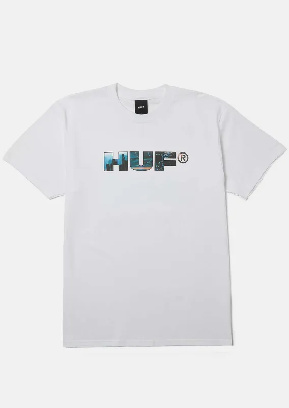 HUF Men's Flight Path T-Shirt made by HUF