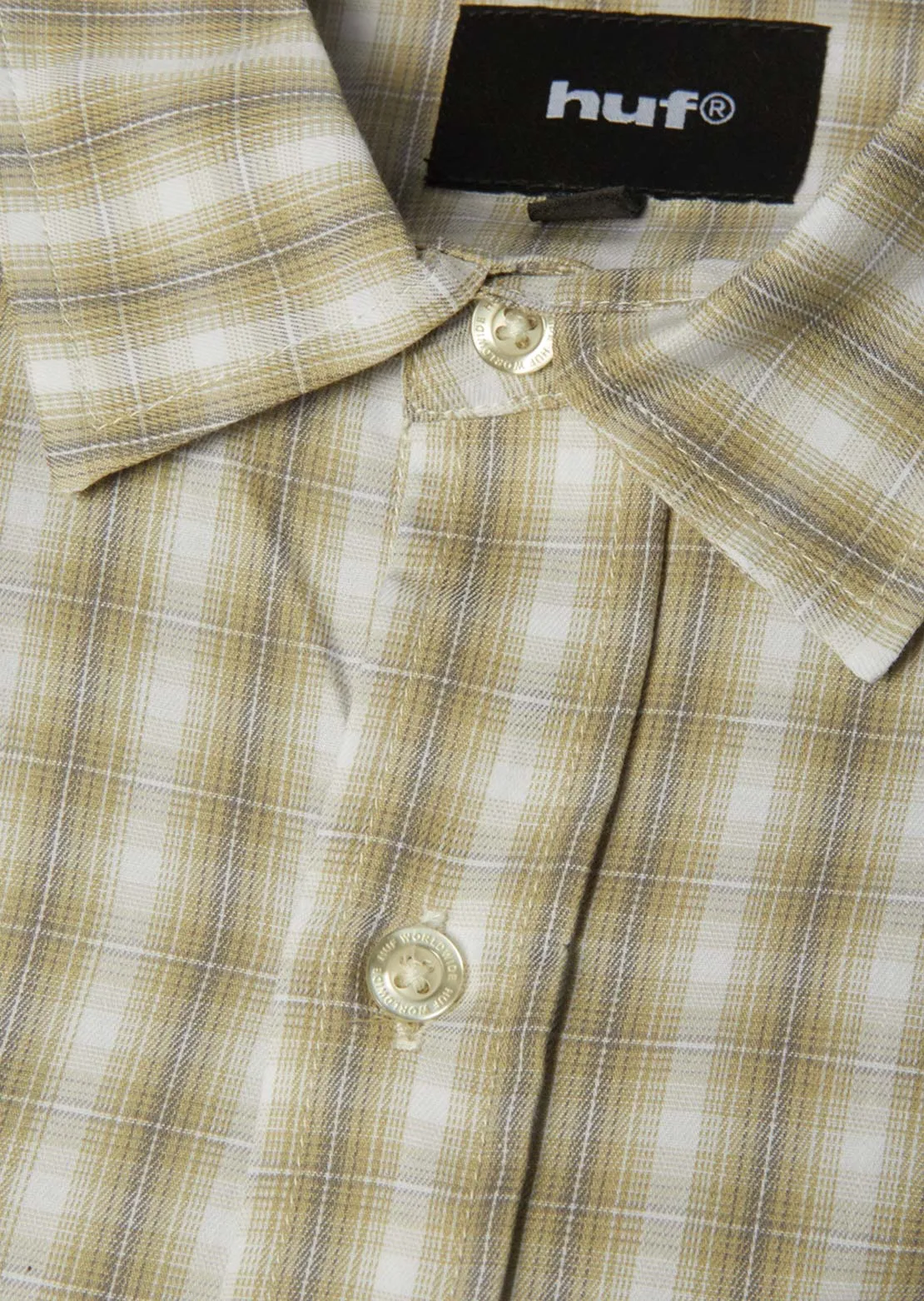 HUF Men's H Star Long Sleeve Plaid Button Up Shirt sold by Prfo product image thumbnail 3