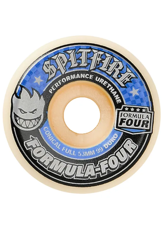 Spitfire Formula-Four F4 99D Conical Full 53 Skateboard Wheel - 53 mm made by Spitfire