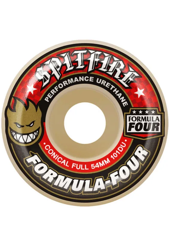 Spitfire Unisex F4 101 Conical Full Skateboard Wheels made by Spitfire