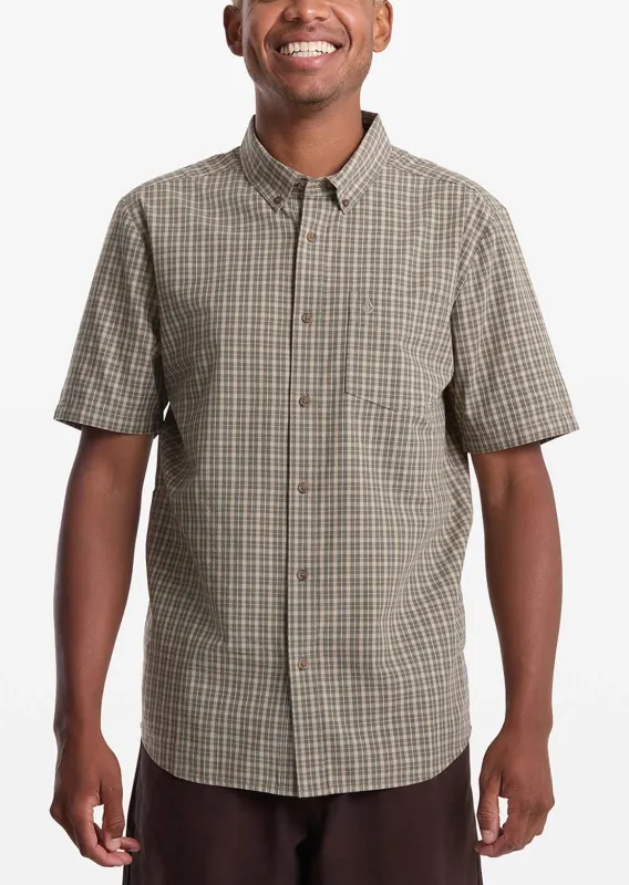Volcom Men's Brewster Button Up Shirt made by Volcom