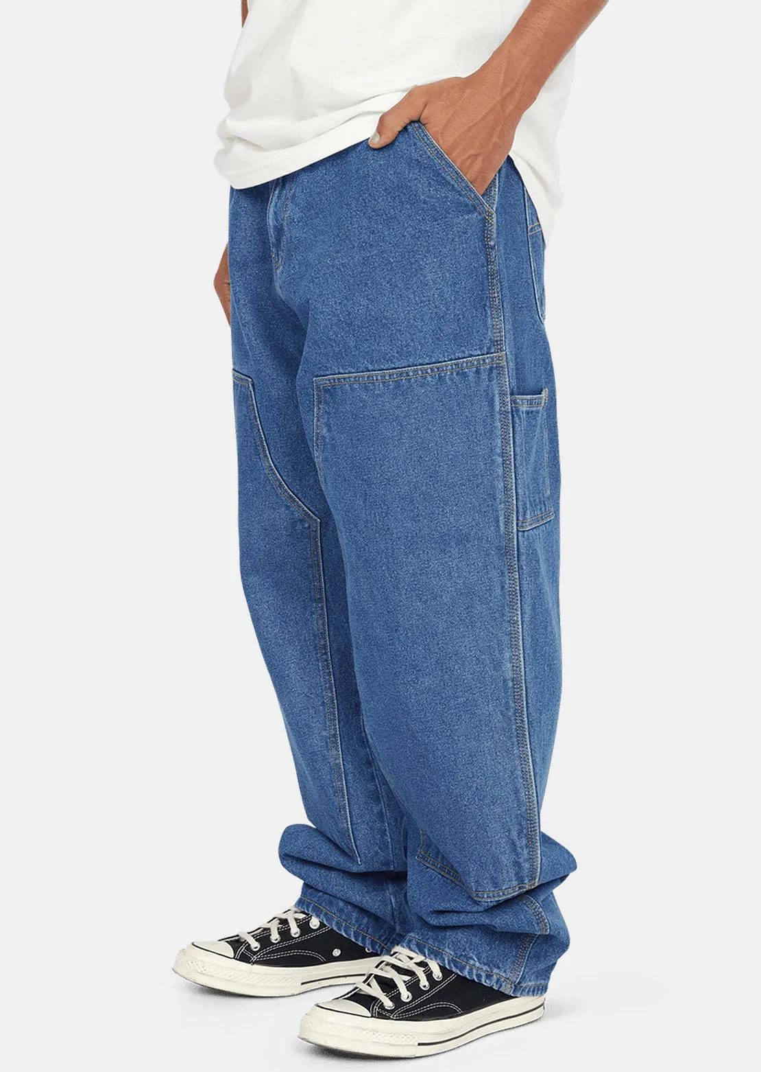HUF Men's Kinda Loose Double Knees Pants sold by Prfo product image thumbnail 4