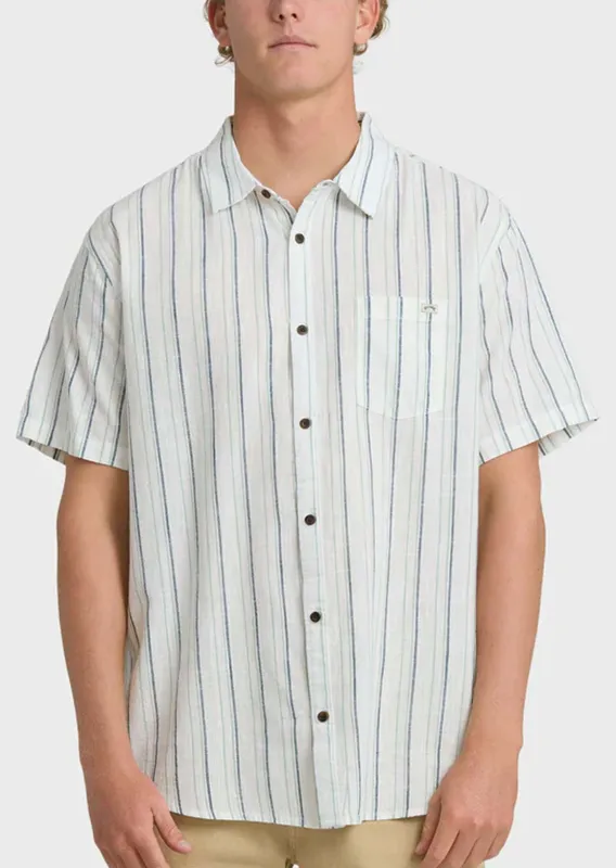 Billabong Men's All Day Stripe Button Up Shirt made by Billabong