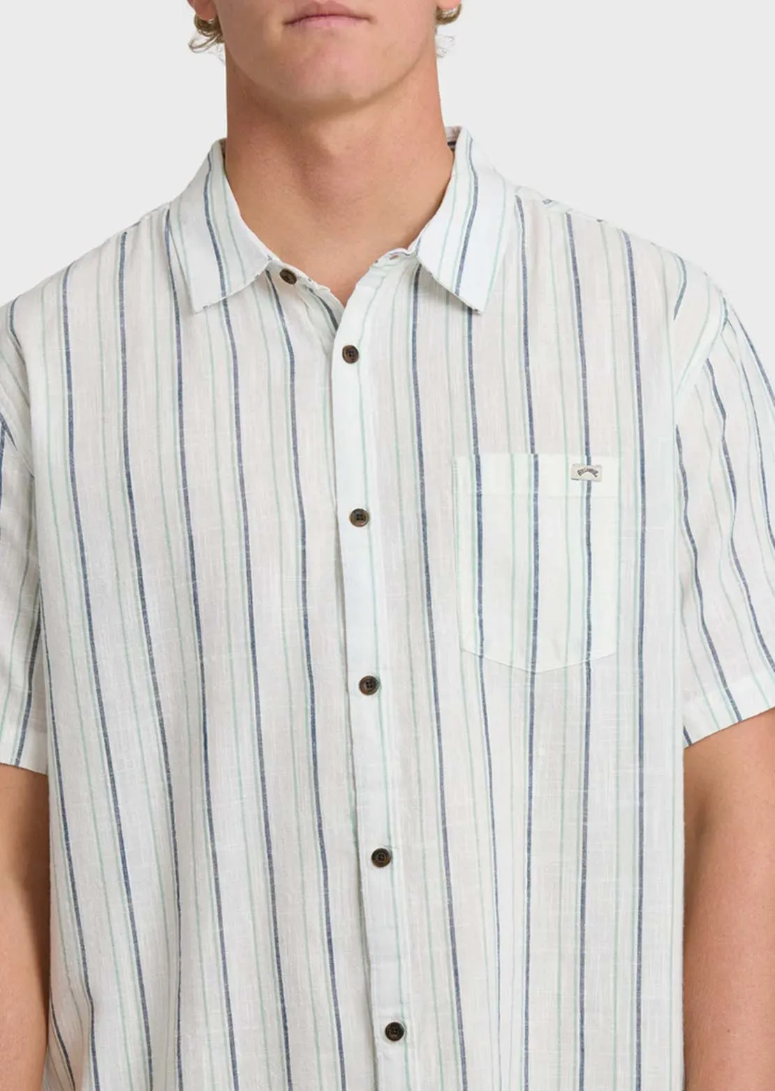 Billabong Men's All Day Stripe Button Up Shirt sold by Prfo product image thumbnail 5