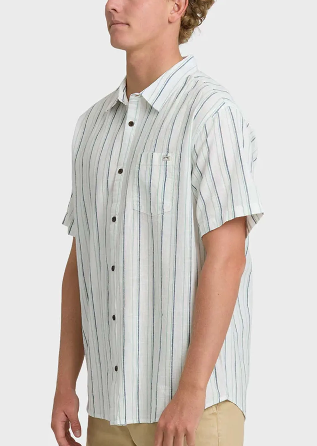 Billabong Men's All Day Stripe Button Up Shirt sold by Prfo product image thumbnail 2