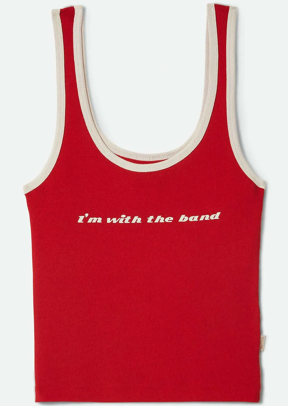 Brixton Women's I'm With The Band Ringer A-Tank sold by Prfo