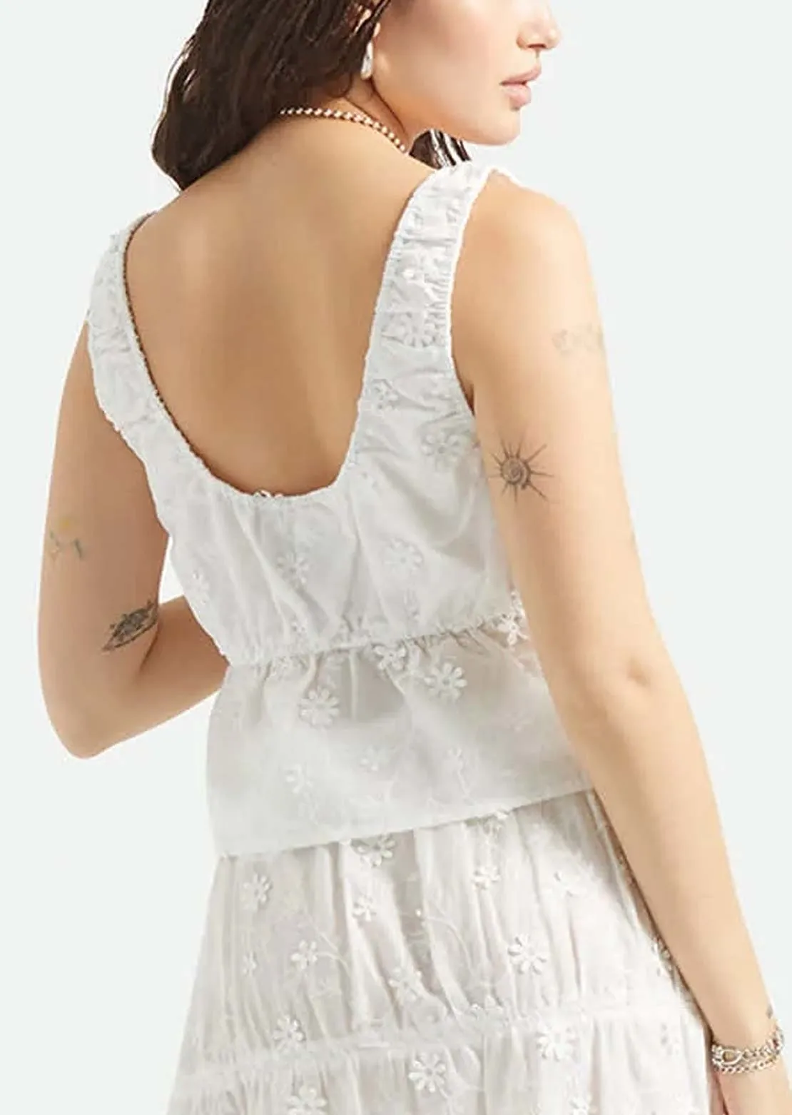 Brixton Women's The Abigail Tie Top sold by Prfo product image thumbnail 4