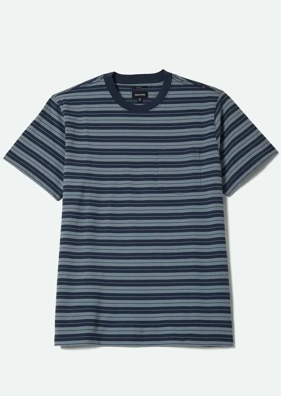 Brixton Men's Nova Stripe Pocket T-Shirt made by Brixton