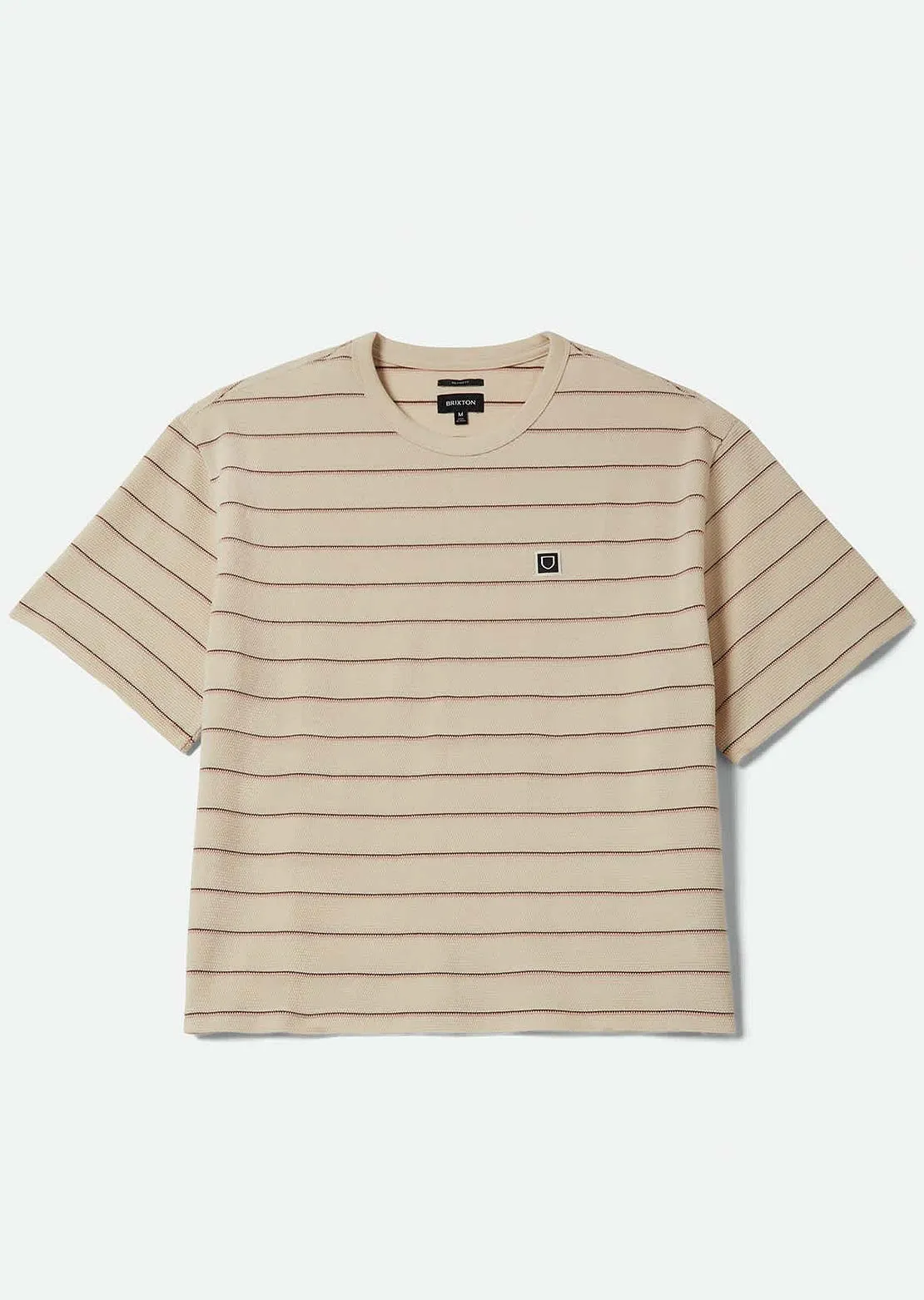 Brixton Men's Shield Pique Boxy Knit T-Shirt sold by Prfo