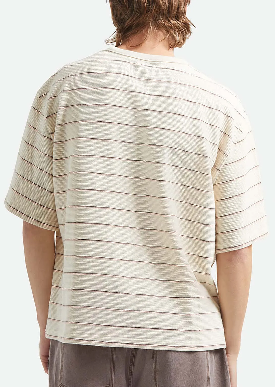Brixton Men's Shield Pique Boxy Knit T-Shirt sold by Prfo product image thumbnail 3