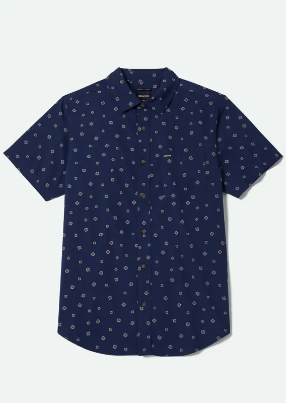 Brixton Men's Charter Print Woven Button Up Shirt made by Brixton