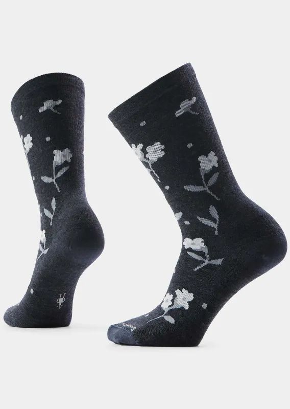 Smartwool Women's Everyday Garden Gala Crew Socks made by Smartwool