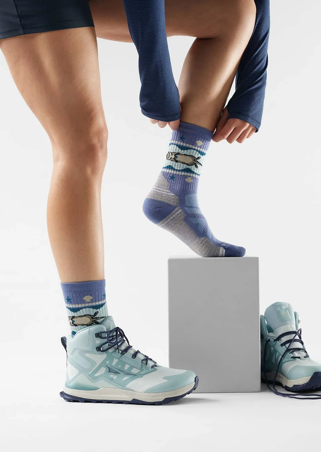 Smartwool Women's Hike Light Cushion Otter Float Crew Socks sold by Prfo product image thumbnail 2