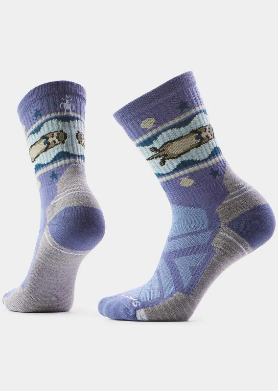 Smartwool Women's Hike Light Cushion Otter Float Crew Socks made by Smartwool