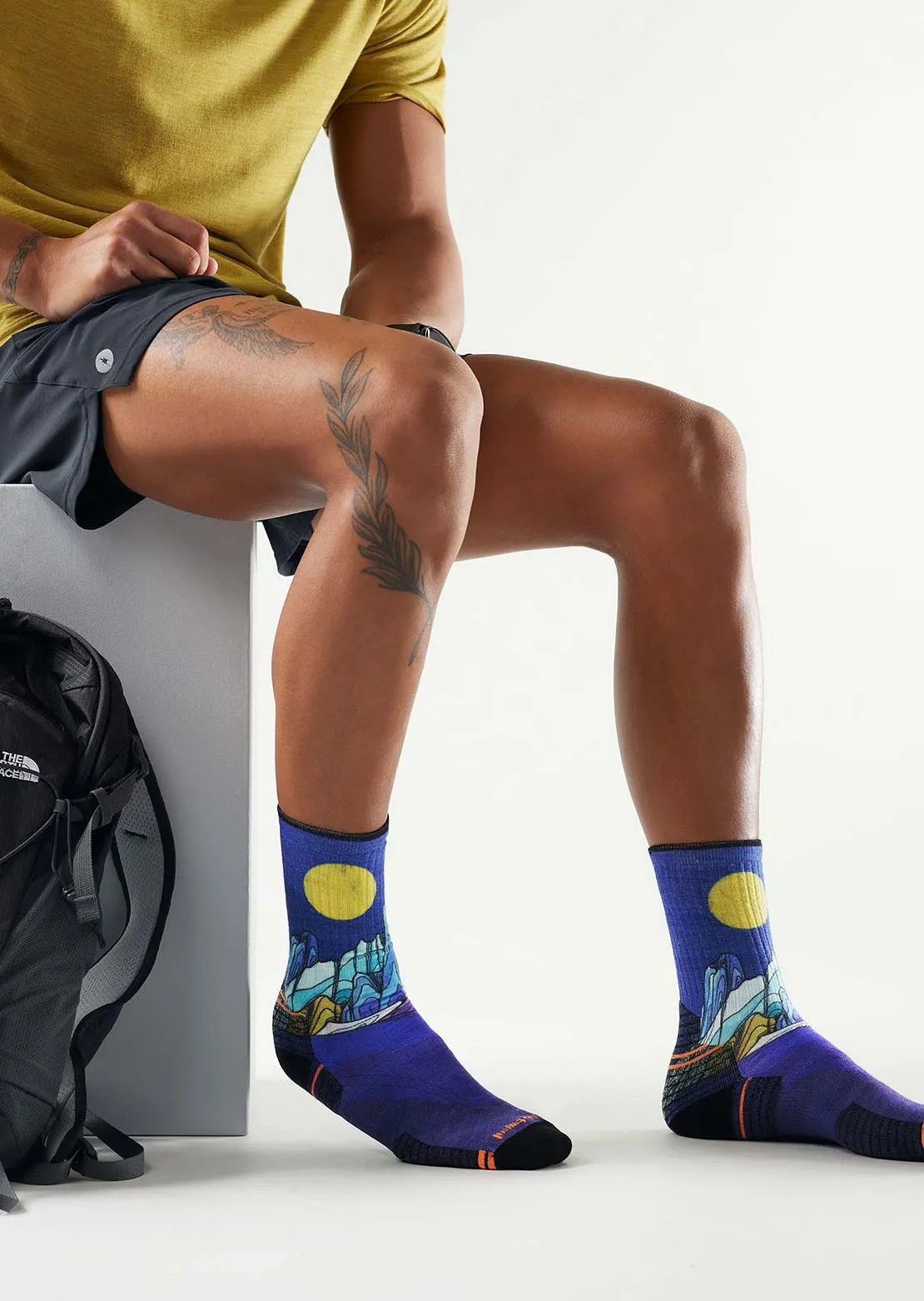 Smartwool Unisex Hike Targeted Cushion Mountain Myth Print Crew Socks sold by Prfo product image thumbnail 2
