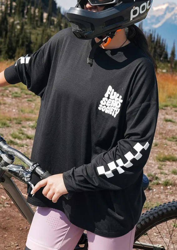 Notice The Reckless Women's Full Send Merino Oversized Long Sleeve made by Prfo